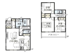 2号棟間取り図