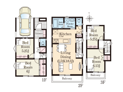 A区画 参考プラン図