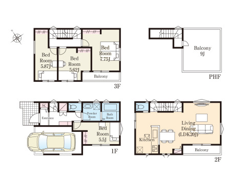 A区画 参考プラン