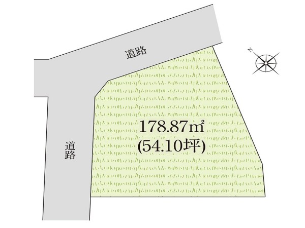 市川市八幡6丁目　建築条件無し　売地