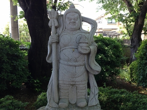 【毘沙門天】悪事がないか常に睨みを利かせています！