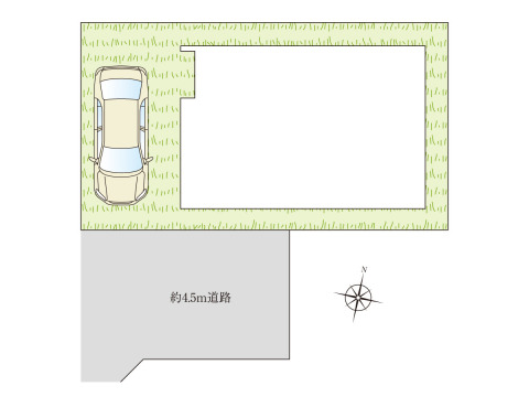 ~南間口がもたらす陽光を感じる暮らし~ 前面道路、通路ともに4.5mの開放感があります
